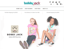 Tablet Screenshot of bobbyjackbrand.com